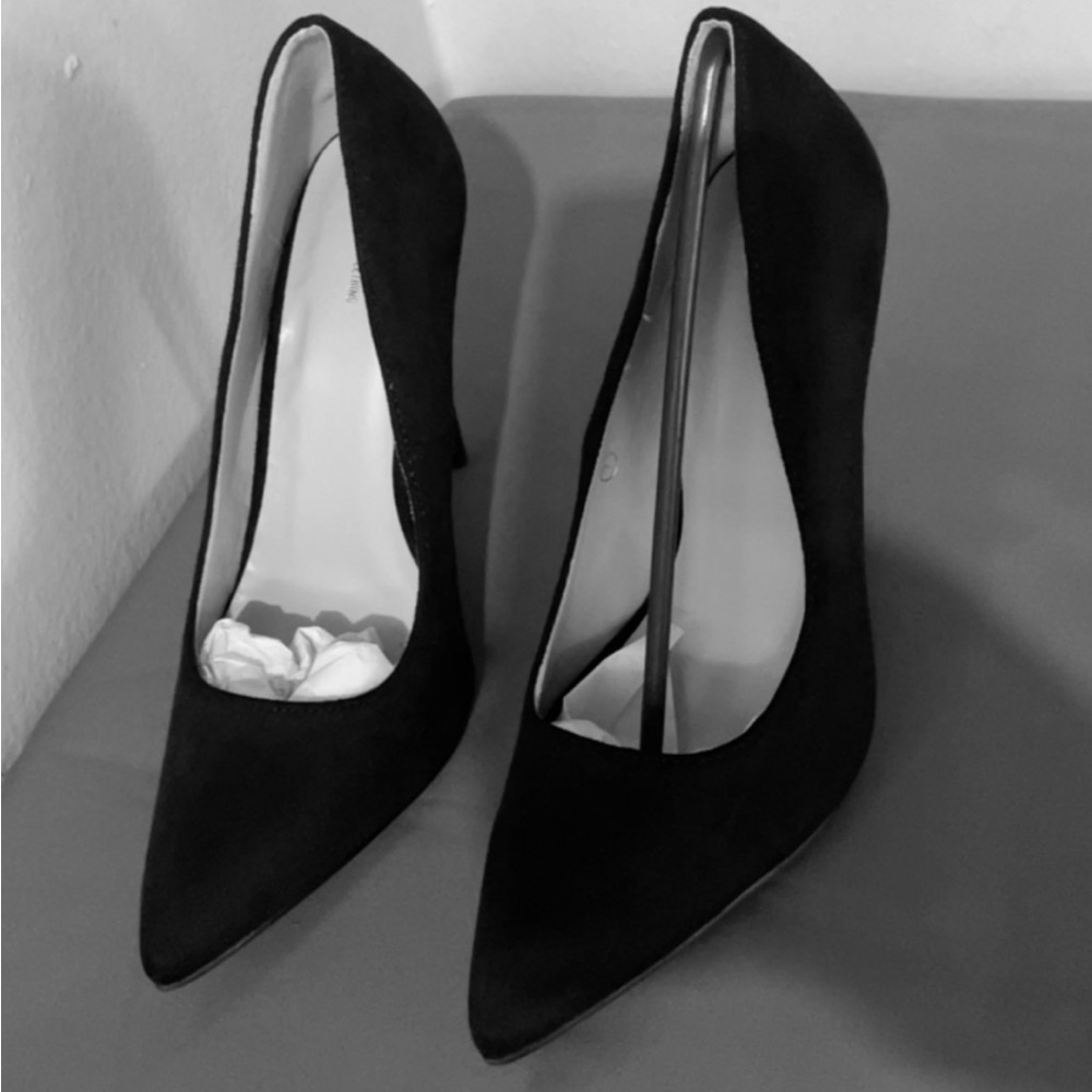 High black heels